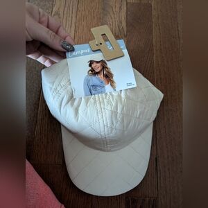 ✴️ Light pink quilted baseball hat NWT